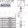 Bristan Design Utility Lever High Neck Pillar Taps Spares